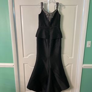 MOB BLACK BEADED GOWN